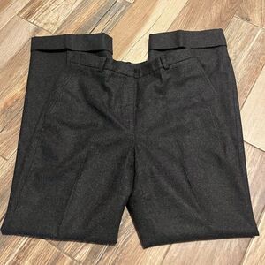 Brooks Brothers Womens Wool Lined Career Pants Black Size 10 EUC